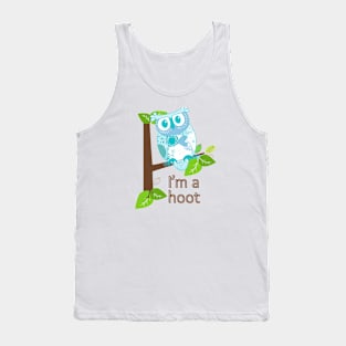 Blue owl Tank Top